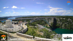 Skradin, řeka Krka, most A1