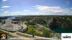 Skradin, řeka Krka, most A1
