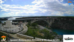 Skradin, řeka Krka, most A1