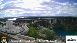 Skradin, řeka Krka, most A1