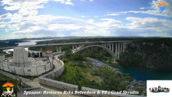 Skradin, řeka Krka, most A1