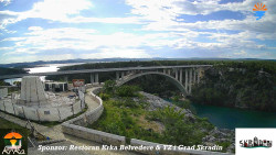 Skradin, řeka Krka, most A1