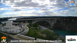 Skradin, řeka Krka, most A1