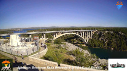 Skradin, řeka Krka, most A1