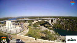 Skradin, řeka Krka, most A1