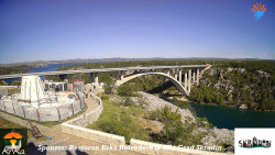 Skradin, řeka Krka, most A1