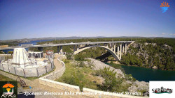 Skradin, řeka Krka, most A1