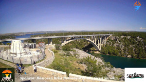 Městečko Skradin - Skradin, řeka Krka, most A1 - 22.5.2026 v 09:45 Městečko Skradin - Skradin, řeka Krka, most A1 - 22.5.2026 v 09:45