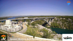 Skradin, řeka Krka, most A1