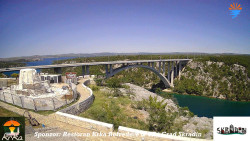 Skradin, řeka Krka, most A1