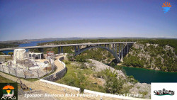 Skradin, řeka Krka, most A1