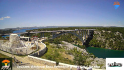 Skradin, řeka Krka, most A1