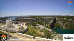 Skradin, řeka Krka, most A1