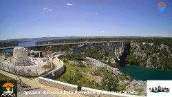 Skradin, řeka Krka, most A1