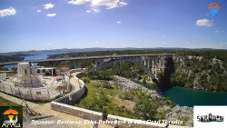 Skradin, řeka Krka, most A1