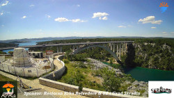 Skradin, řeka Krka, most A1