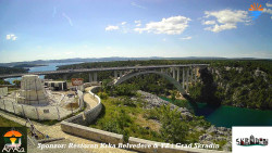 Skradin, řeka Krka, most A1