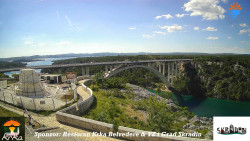 Skradin, řeka Krka, most A1