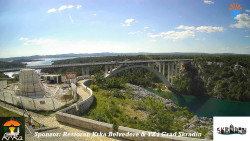 Skradin, řeka Krka, most A1