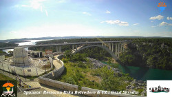 Skradin, řeka Krka, most A1