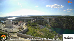 Skradin, řeka Krka, most A1