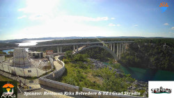 Skradin, řeka Krka, most A1