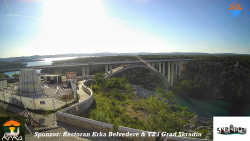 Skradin, řeka Krka, most A1