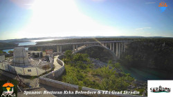 Skradin, řeka Krka, most A1