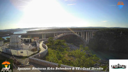 Skradin, řeka Krka, most A1