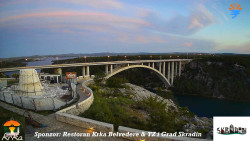 Skradin, řeka Krka, most A1