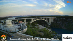 Skradin, řeka Krka, most A1