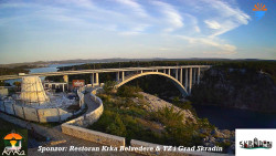 Skradin, řeka Krka, most A1