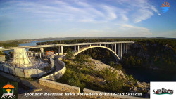 Skradin, řeka Krka, most A1