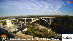 Skradin, řeka Krka, most A1