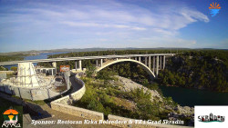 Skradin, řeka Krka, most A1
