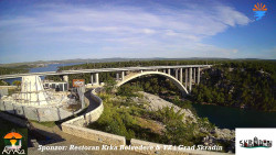 Skradin, řeka Krka, most A1
