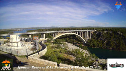 Skradin, řeka Krka, most A1