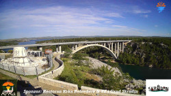 Skradin, řeka Krka, most A1