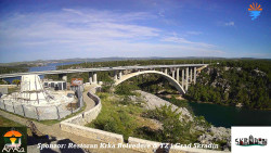 Skradin, řeka Krka, most A1