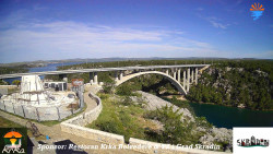 Skradin, řeka Krka, most A1