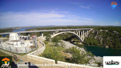 Skradin, řeka Krka, most A1