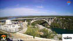 Skradin, řeka Krka, most A1