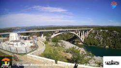Skradin, řeka Krka, most A1
