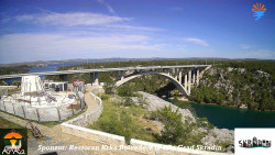 Skradin, řeka Krka, most A1