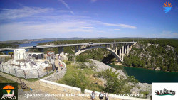 Skradin, řeka Krka, most A1