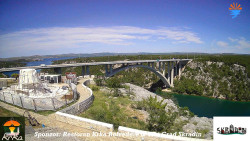 Skradin, řeka Krka, most A1