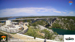 Skradin, řeka Krka, most A1