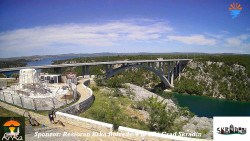 Skradin, řeka Krka, most A1