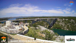 Skradin, řeka Krka, most A1