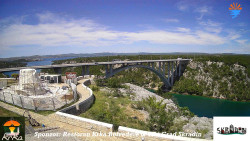 Skradin, řeka Krka, most A1